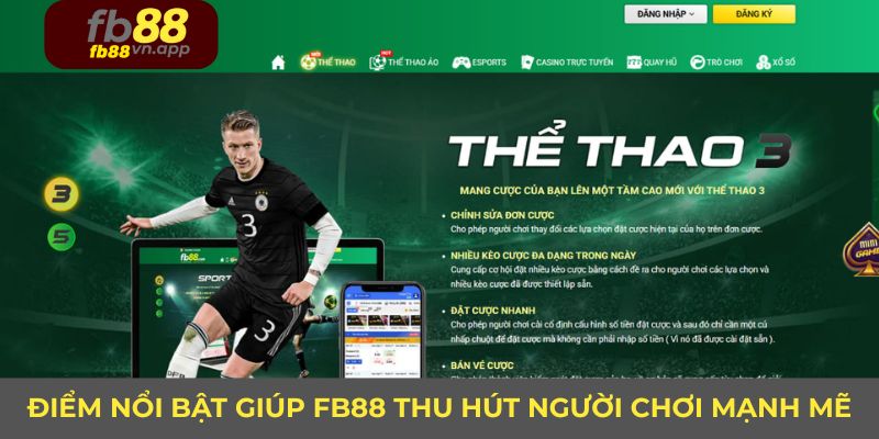 FB88 35 Điểm nổi bật thu hút khách chơi nhất của nhà cái FB88